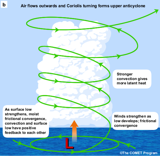 Schematic of the CISK process, Part 2