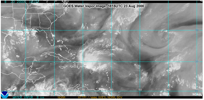GOES wv image