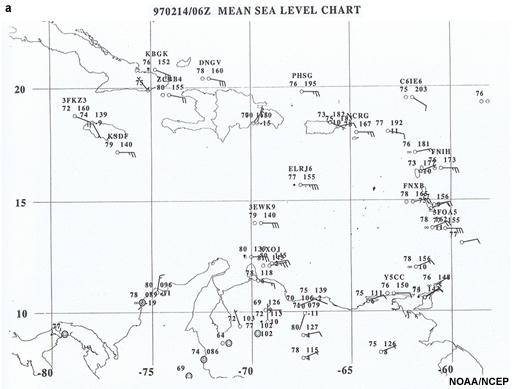 observations at 0600 UTC