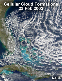 Cellular cloud formations