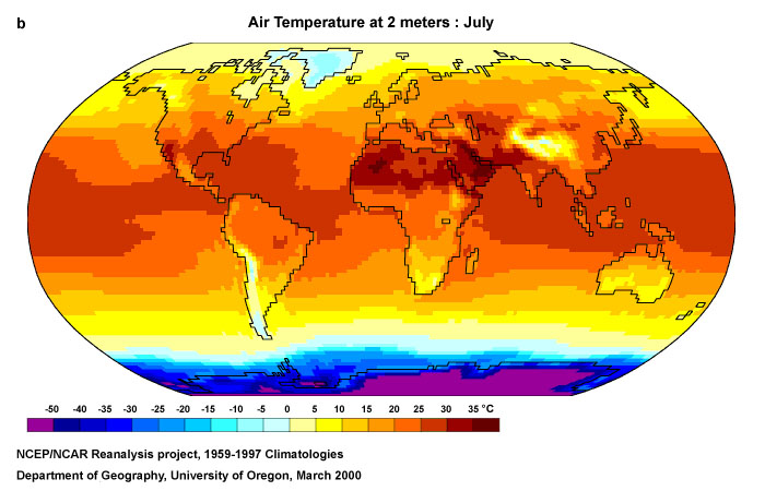 Jul mean temperature 2m
