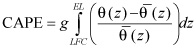 Equation for CAPE