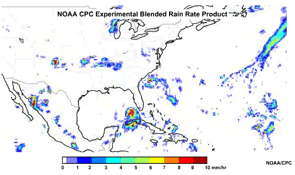 NOAA CPC Experimental Blended Rain rate product