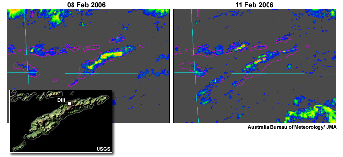 Infrared (IR) satellite imagery 