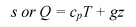 Dry Static Energy Equation