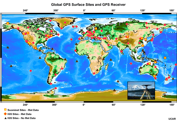 Global GPS sites