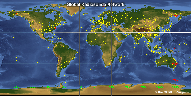 Global radiosonde network