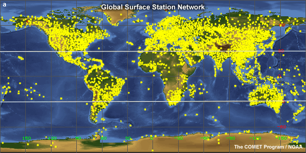 regular surface stations