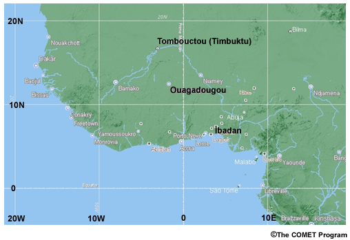 Stations in West Africa