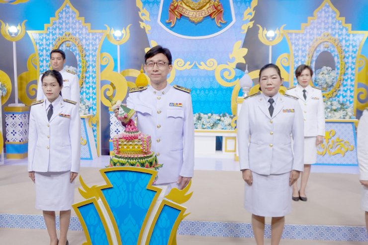 บันทึกเทปถวายพระพรชัยมงคล พระบรมราชชนนีพันปีหลวง