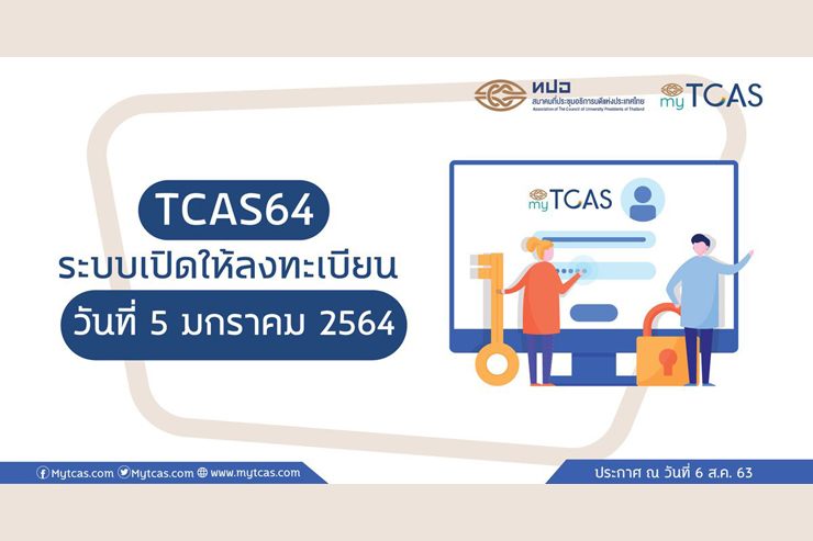 การรับสมัครนิสิตระดับปริญญาตรี 2564 (TCAS 64) รอบที่ 1