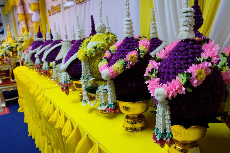 ร่วมพิธีวางพานพุ่ม เนื่องในวันพระบิดาแห่งมาตรฐานการช่างไทย