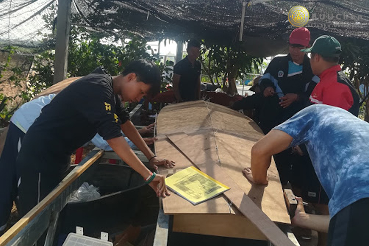 โครงการค่ายต่อเรือใบ ณ อู่ต่อเรือใบนาเชือก จ.กาฬสินธุ์