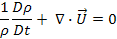 continuity equation rearranged